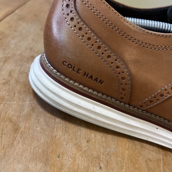Men's Cole Haan ØriginalGrand Wingtip Oxfords Size 13 Comfortable Lace Ups - Picture 2 of 15